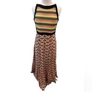 Aldomartins Abstract Printed Midi Dress - 8